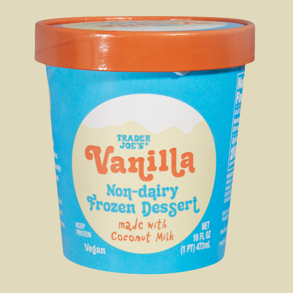 vegan vanilla ice cream trader joe's